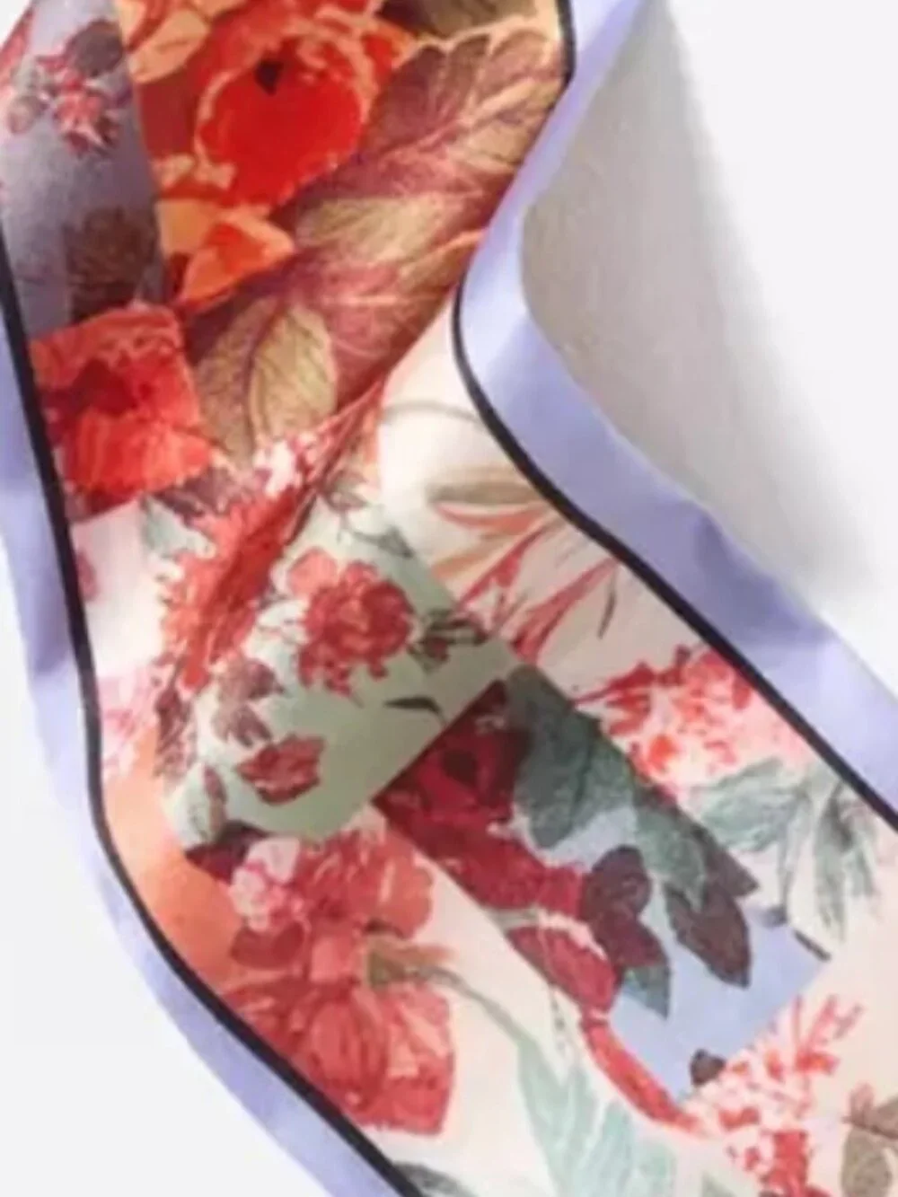 NWT Anthropologie  LyreBird Printed Hair Scarf Set of 2 Mixed Floral
